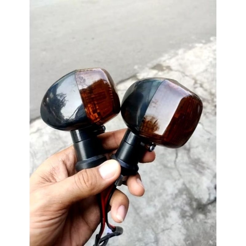 COD Sepasang Sen Sein Ninja RR Ninja R Ninja SS Riting Lampu Sein Ninja RR Ninja R Ninja SS Sein Sta