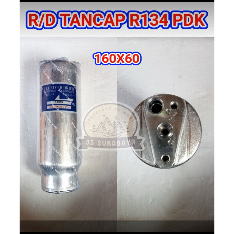 Drier Panther Isuzu R134 Pendek Tancap Ac Mobil Filter Dryer Receiver (Baru/New)