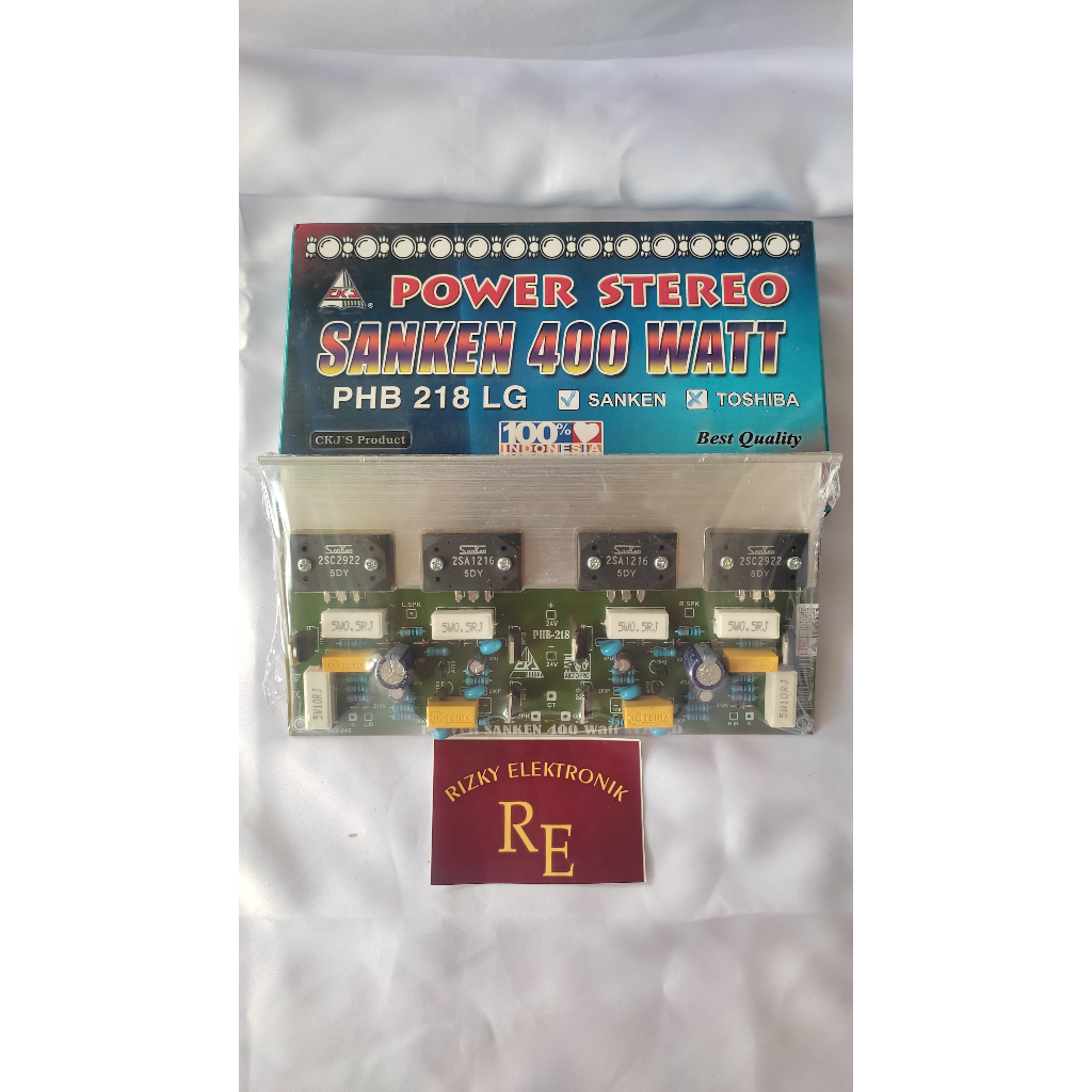 power stereo sanken 400 watt merk ckj
