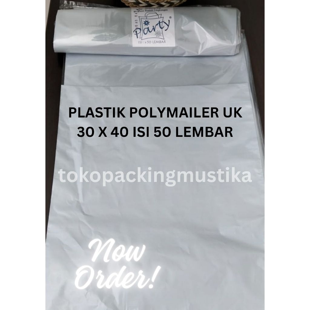 

TERBARU!!!, PLASTIK POLY MAILER 30 X 40 ISI 50 PCS