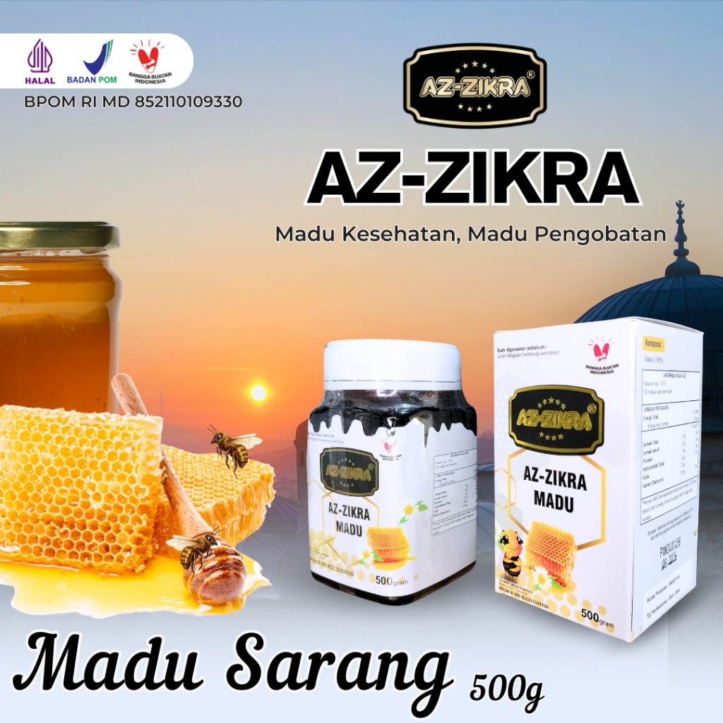 

NEW KEMASAN MADU SARANG AZZIKRA