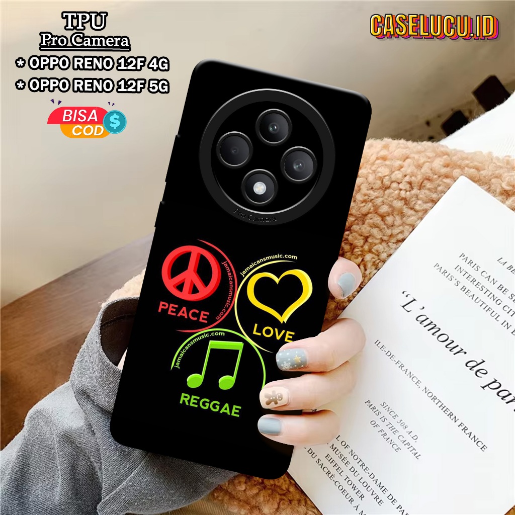 Casing Hp Oppo Reno 12F 4G / 12F 5G Terbaru Fashion Case Band Case Hp Oppo Reno 12F 4G / 12F 5G Soft