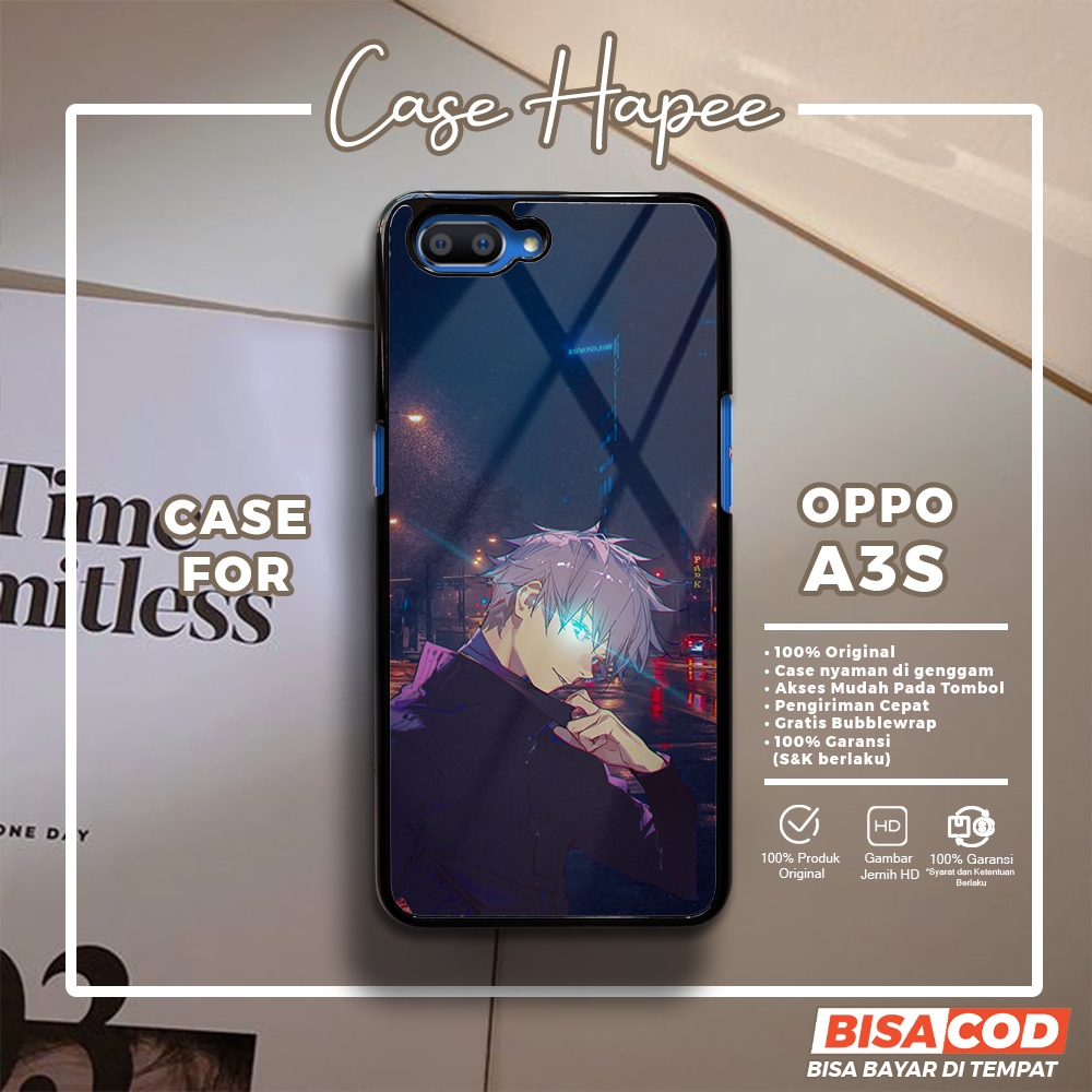 Case Oppo A3S Casing Oppo A3S [GOJO] Casehapee Case Glossy Case Aesthetic Custom Case Premium Softca