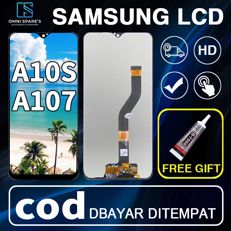 Lcd Samsung A10S/A107 Ori Fullset layar hp Touchscreen Digitizer Resolusi Tinggi
