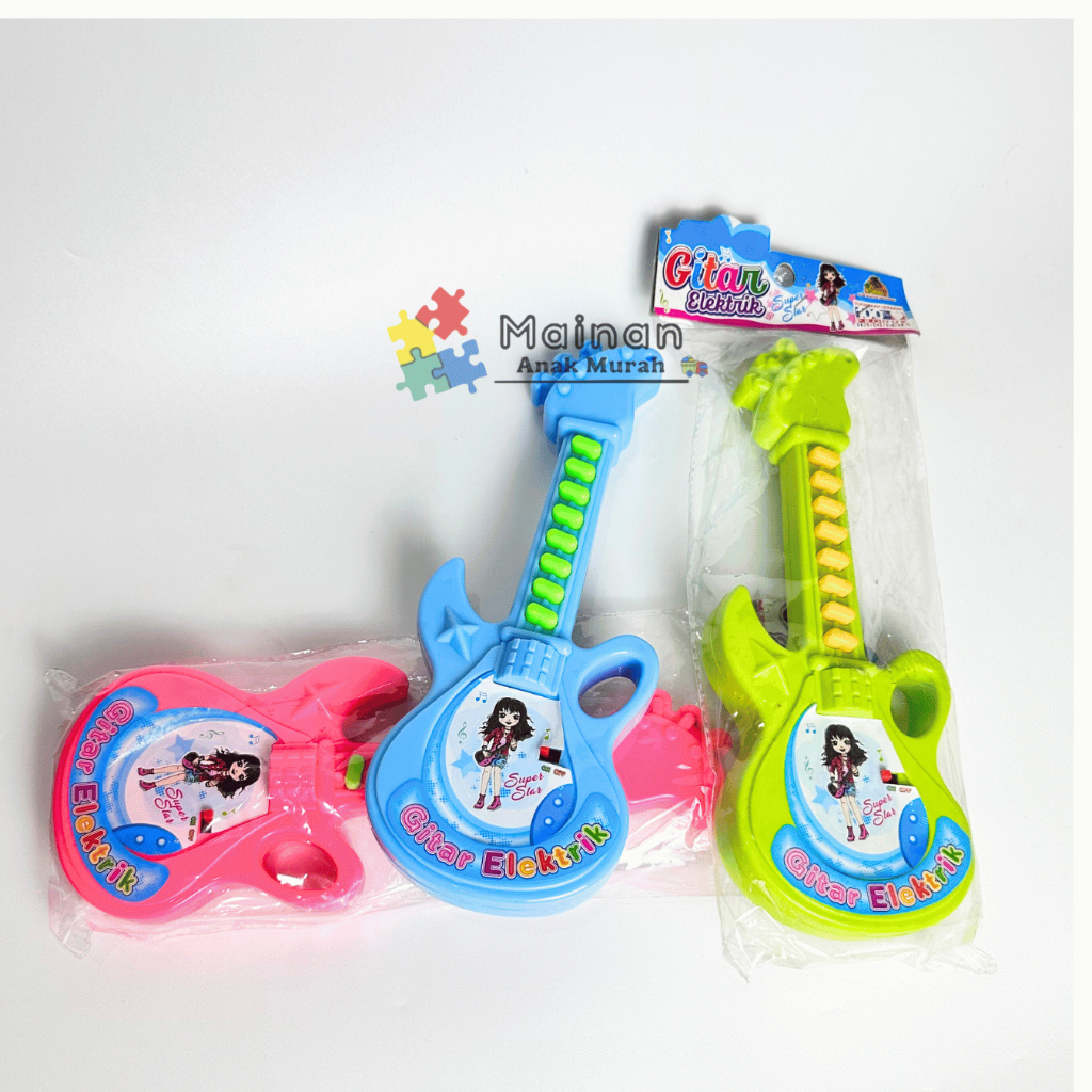 Mainan Anak Murah - Mainan Gitar Anak - Mainan Gitar Piano - Mainan Gitar Tombol Piano - MAINAN ALAT