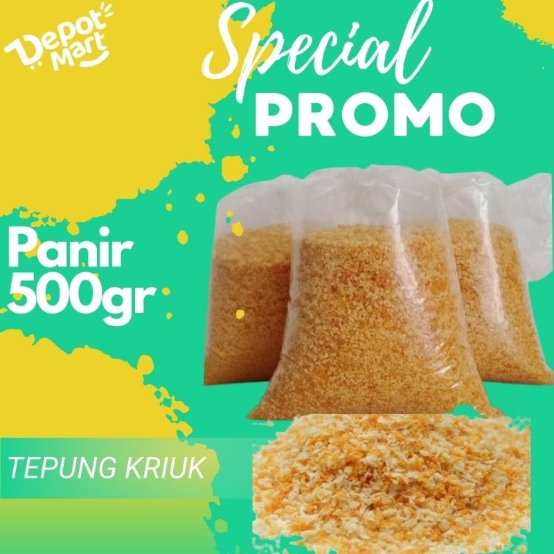 

PROMO Tepung Roti/Breadcrumb Panir ekonomis 500gr