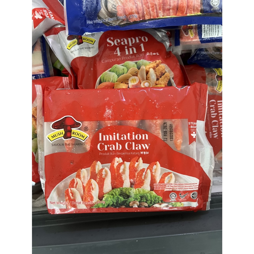 

Imitation Crab Claw 240gr bakso steamboat terlengkap Daging Batam Frozen Mart