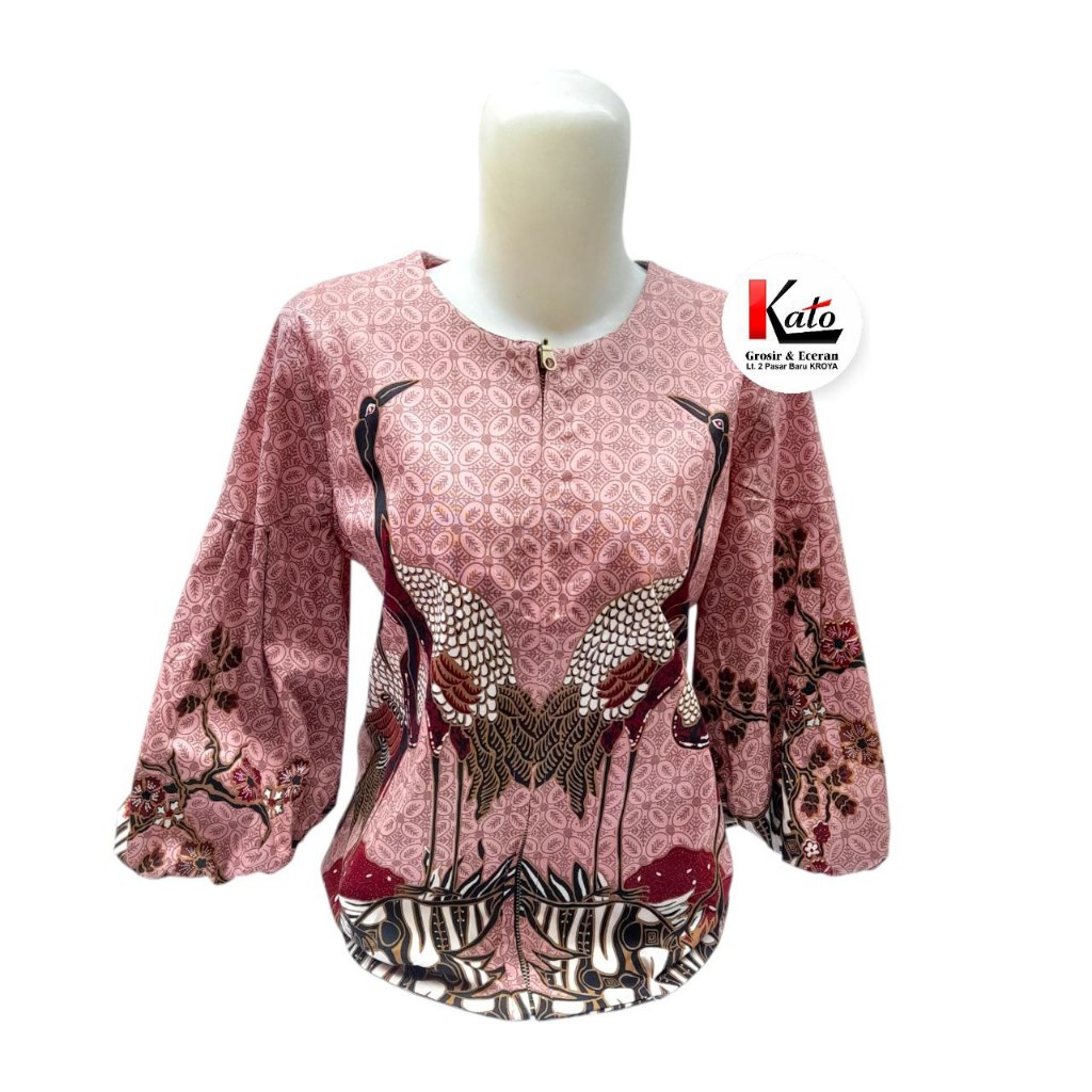 OUTER BATIK WANITA LENGAN PANJANG NUANSA