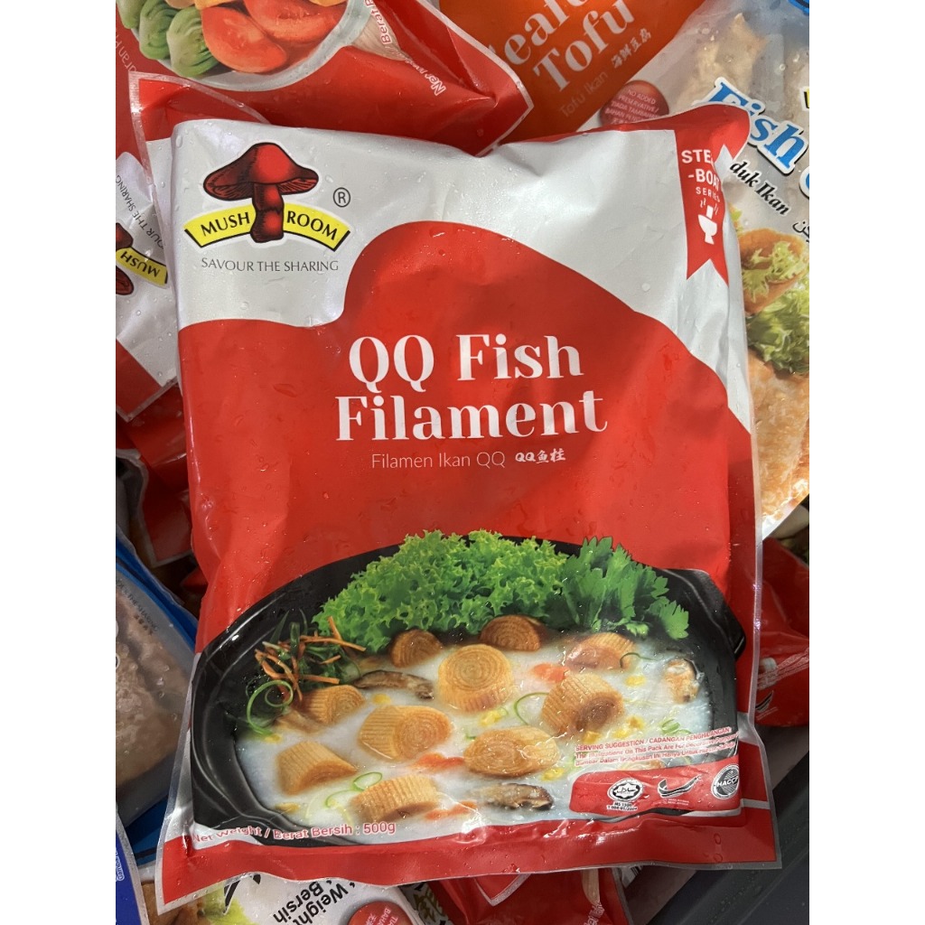 

QQ fish fillament 500gr bakso steamboat terlengkap Daging Batam Frozen Mart