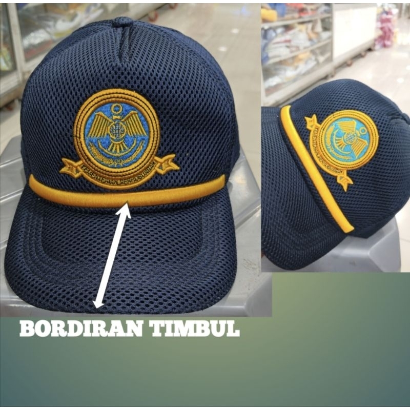Topi dishub/topi jaring dishub/topi lapangan dishub