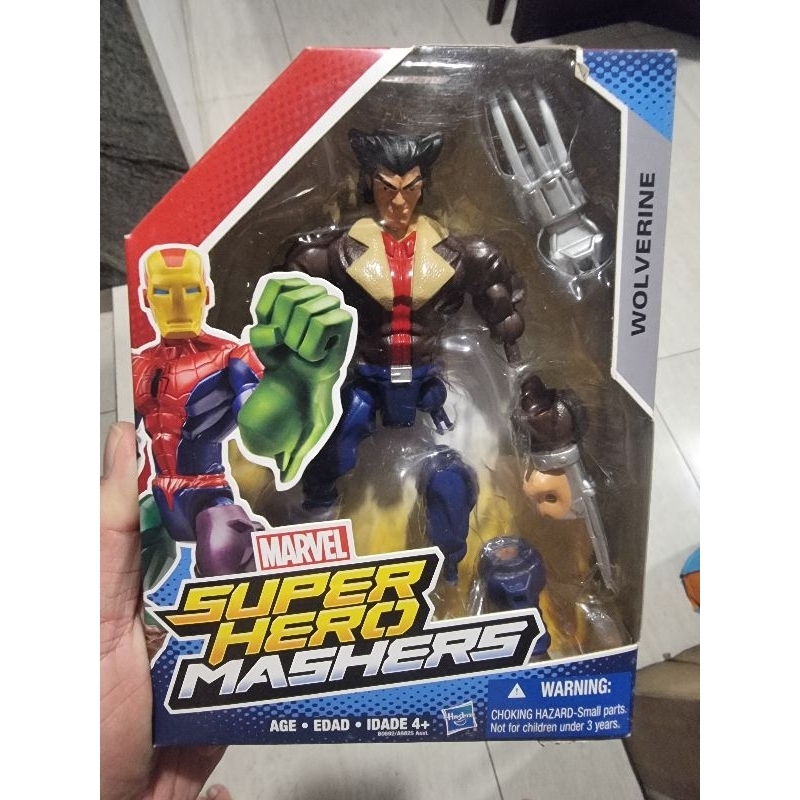 ORIGINAL Hasbro Marvel Super Hero Mashers - Wolverine