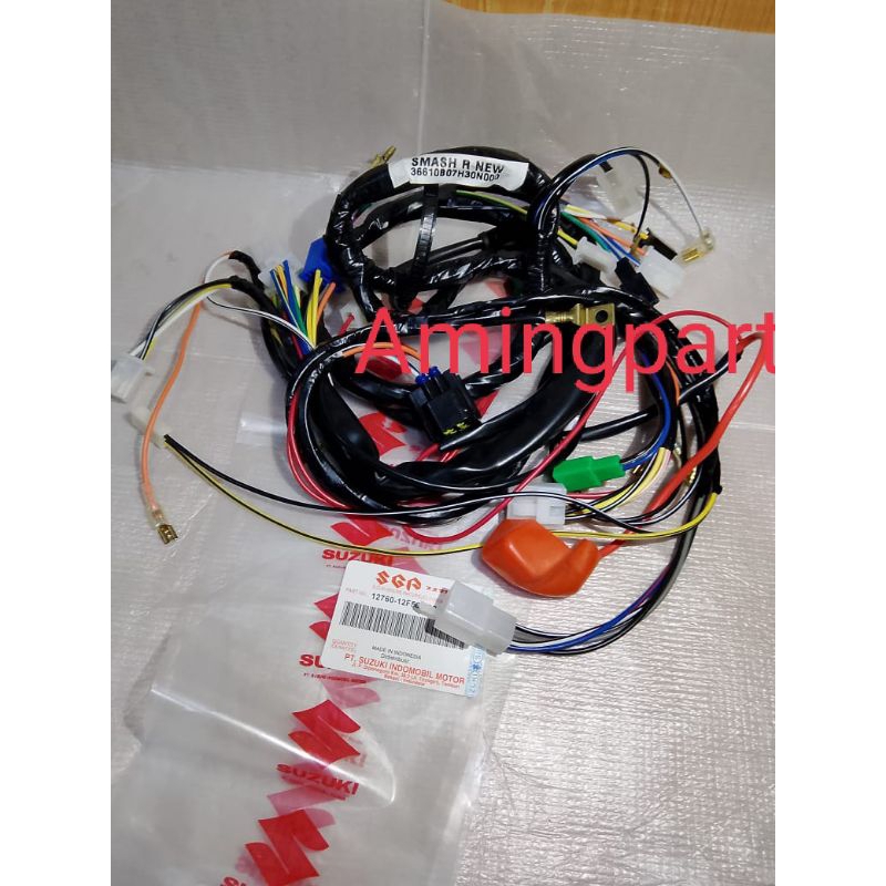 KABEL BODY ASSY KOMPLIT SUZUKI SMASH NEW SMASH R NEW ASLI SGP BERKUALITAS