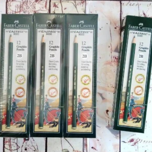 

UNGGUL Pensil Faber Castell 2B 12 Pcs Original