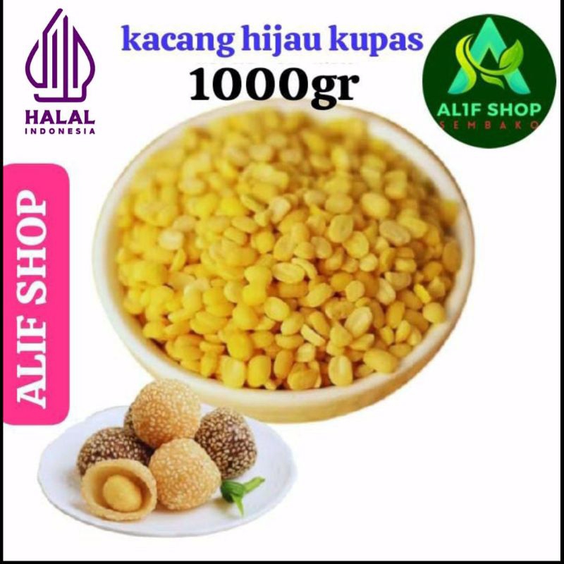 

KACANG HIJAU KUPAS SUPER IMPORT 1000gram/1kg