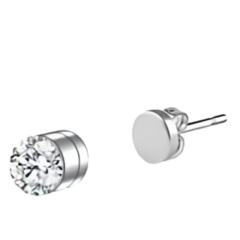 1pcs Anting Magnet Permata Pria  seperti Tindik Asli Anting Magnet Pria Anting Pria Korea/anting mag