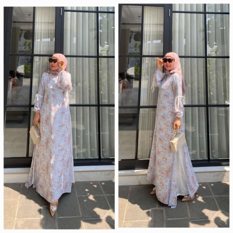 Gamis Malaysia organza Sutra ori By Edness Kayla