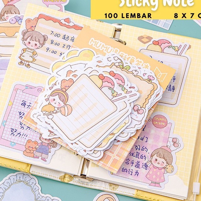 

TRENDY Sticky Note Memo Pad Kertas Memo Tempel Note Pad ST39