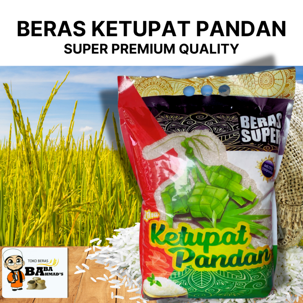 

BERAS KETUPAT PANDAN SUPER PREMIUM - 5KG