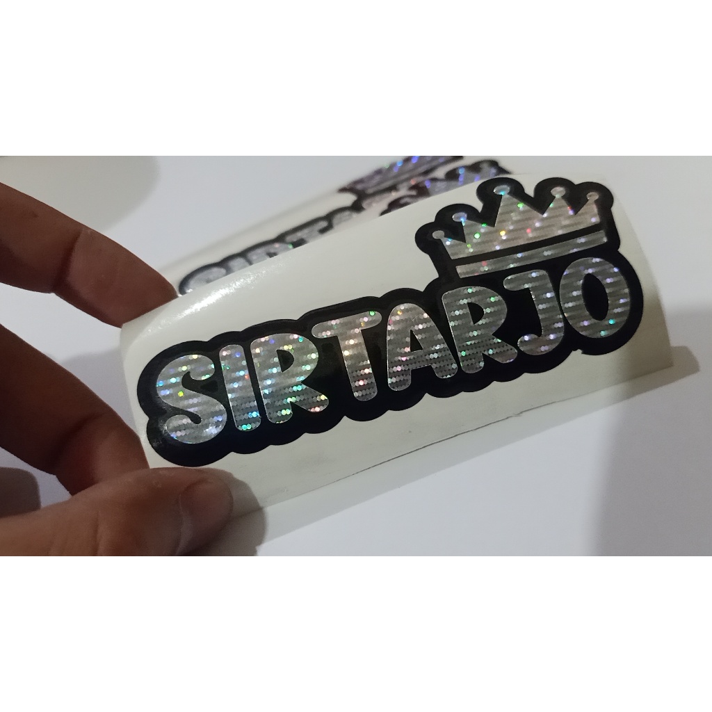 Stiker Sepeda Listrik Hologram Namamu