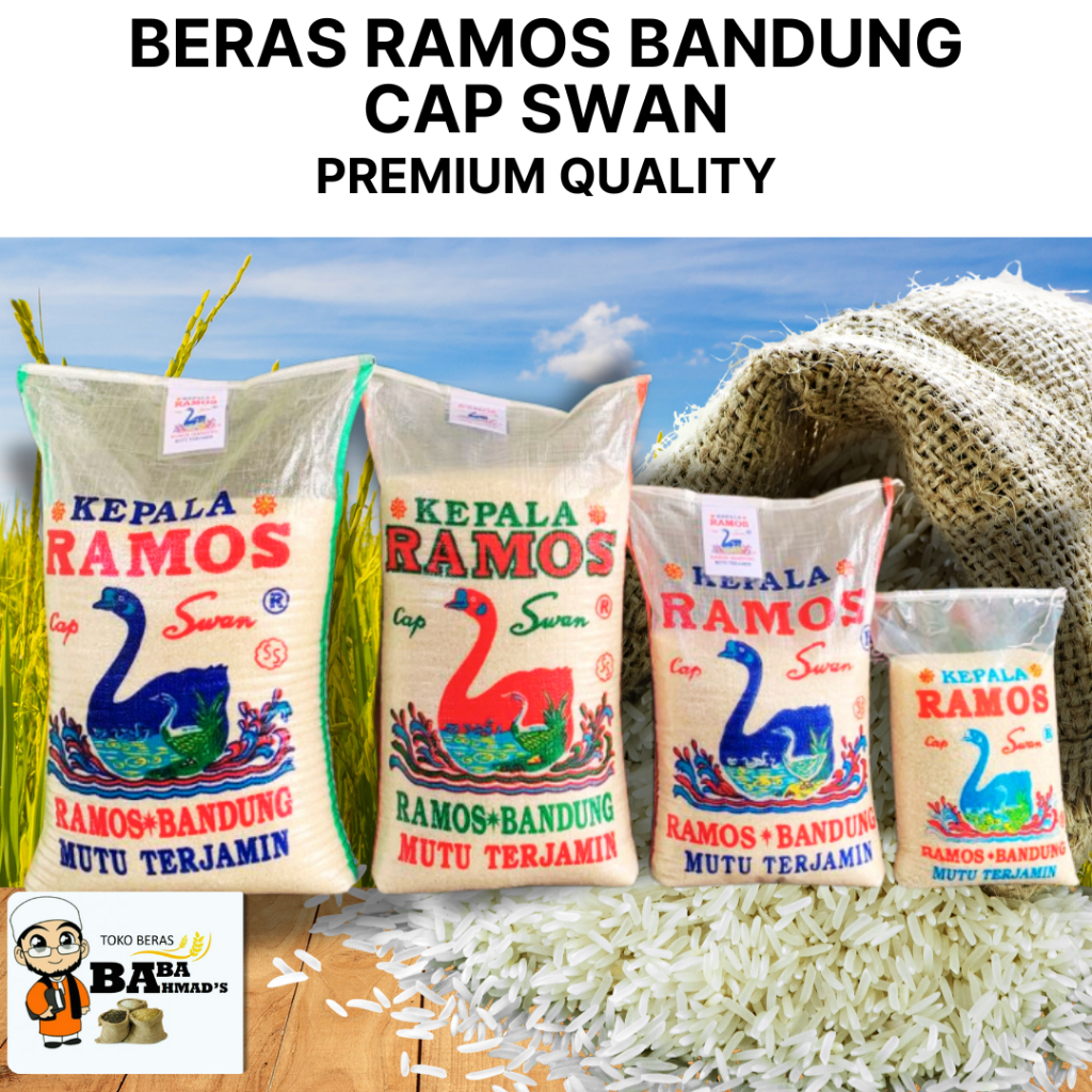 

BERAS RAMOS BANDUNG CAP SWAN PREMIUM - 5KG/10KG/15KG/20KG/25KG