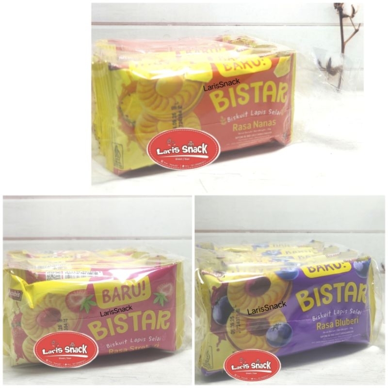 

Bistar Jacobis Biskuit Lapis Selai All Varian (Isi 10 Bks)