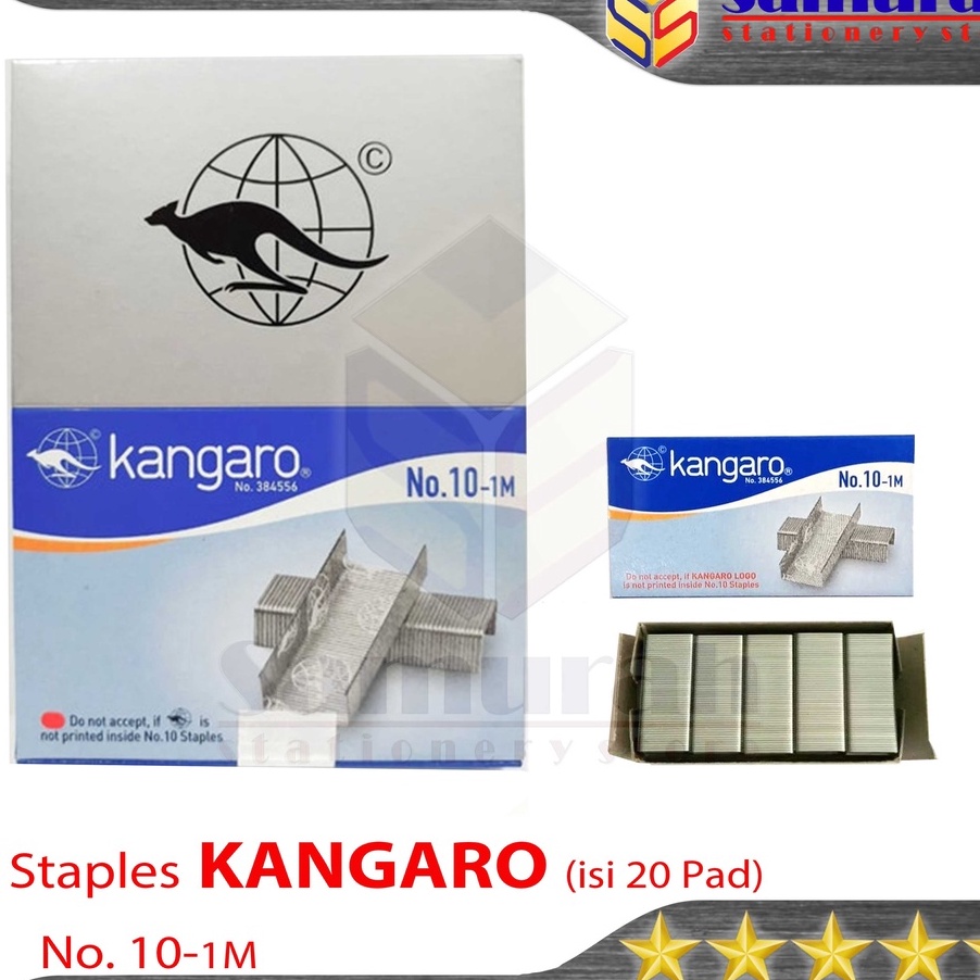 

PENAWARAN HEBOH Isi Staples Kangaro No 1 M Ori Refill Stapler no 1 M isi Stepler Hekter Kecil Asli Kanggaro No 1M