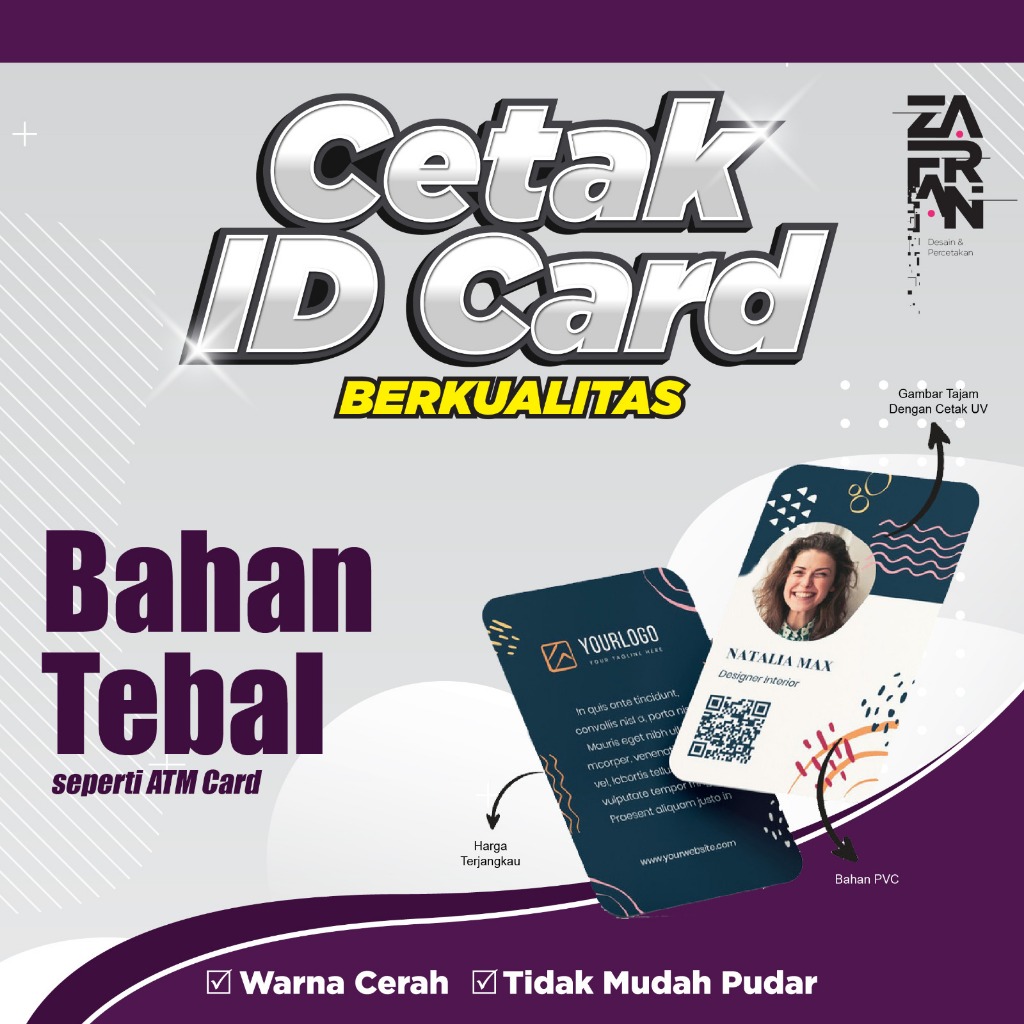 

ID CARD PREMIUM - BAHAN TEBAL - BERKUALITAS