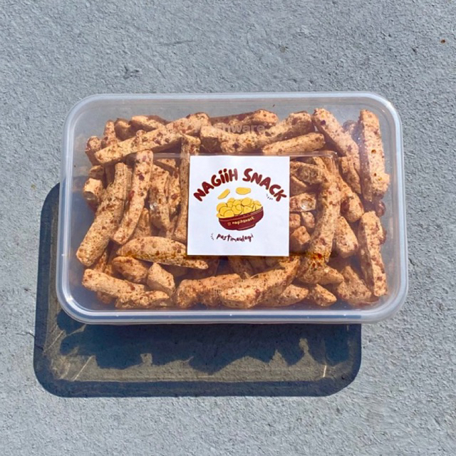 

Nagih Snack Basreng Stick Original Pedas Cemilan Gurih