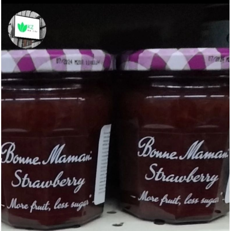 

Bonne Maman Strawberry Less Sugar Jam 335gr/pcs Selai stroberi