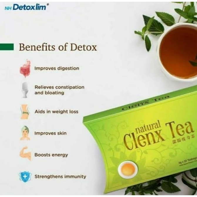 

50 Sachet NH Clenx Detox Tea Herbal Tea Teh Detox Hancurkan Lemak Hancur Luntur Buang Lemak