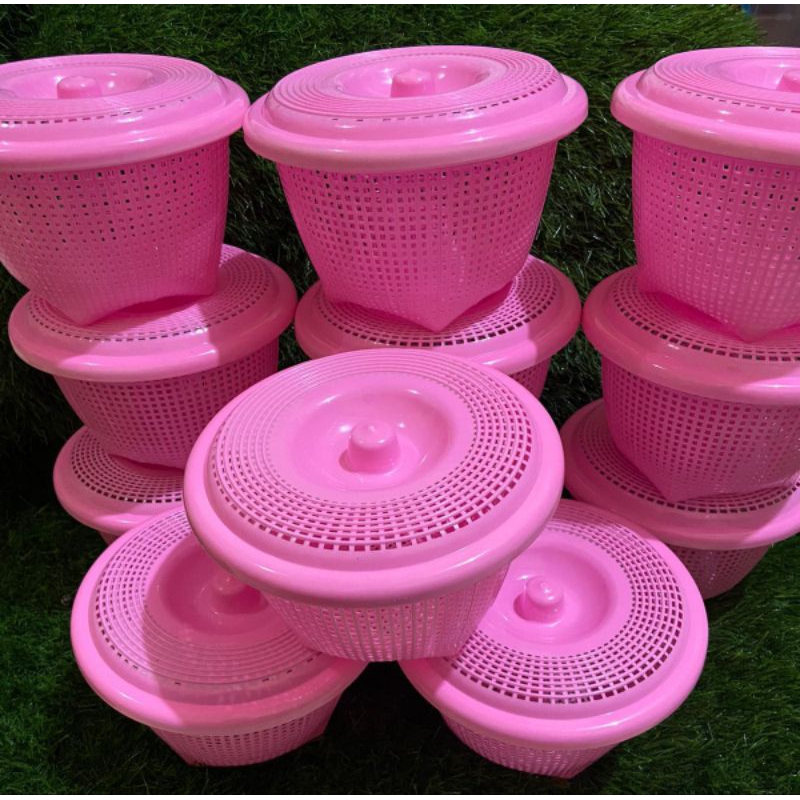 12 pcs bakul nasi bakul besek bakul tangung bakul nasi warna