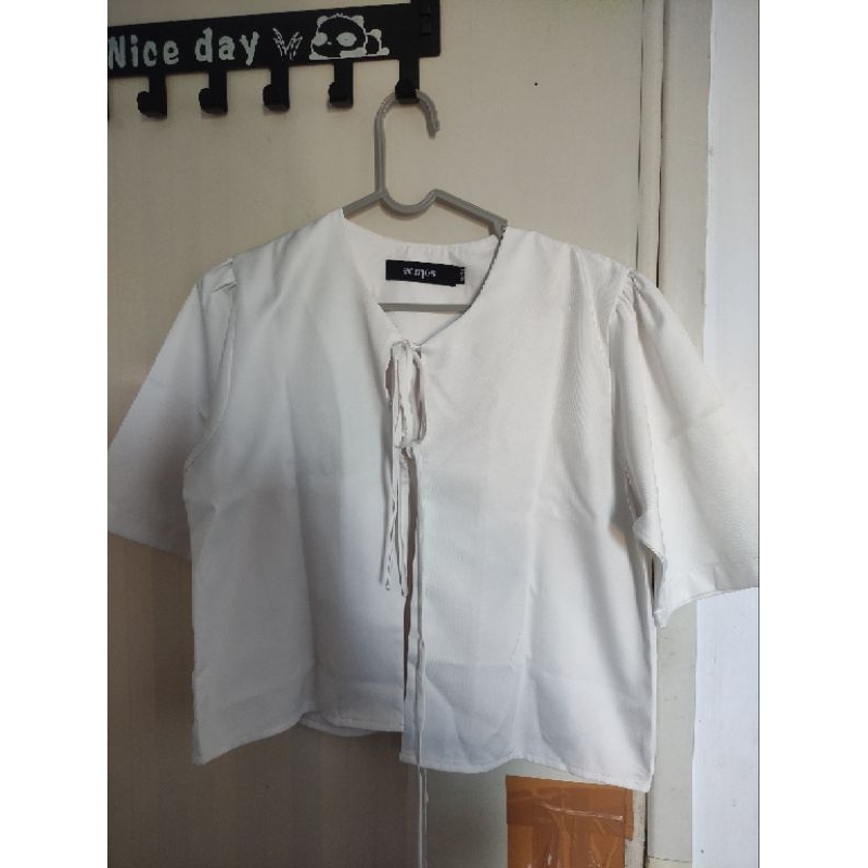 Ecinos Solar Tie Top - white (s)