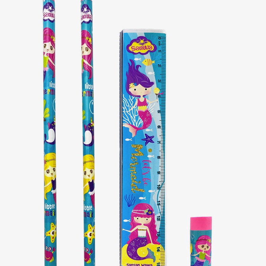 

TRENDY Pensil Set Original Mickey Minnie Princess Unicorn Dino