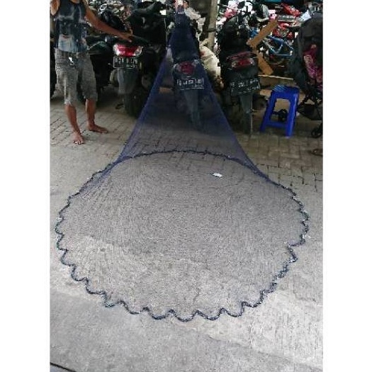 HJ6 Jala lempar nilon 21 meter 7 feet ikan dan udang