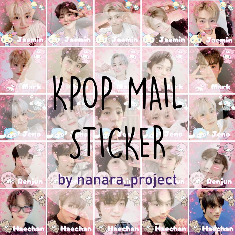

(BOY GRUP) KPOP MAIL STICKER || Stiker Mail ala SellKor