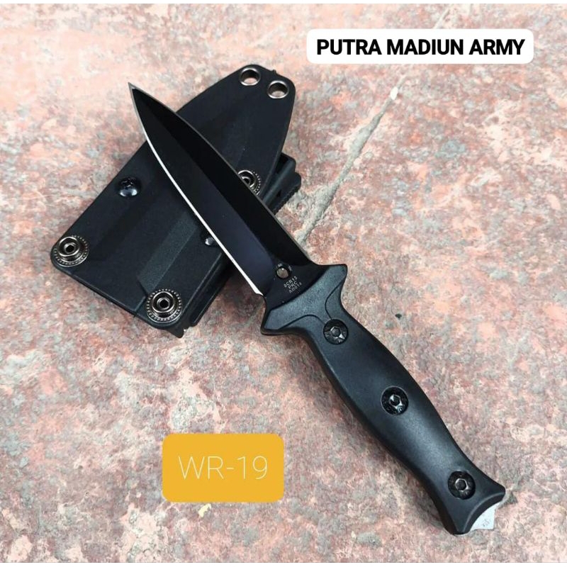 Pisau Dapur Serbaguna / Pisau Tactical Kyadex WR 19 / Pisau WR TACTICAL Outdoor