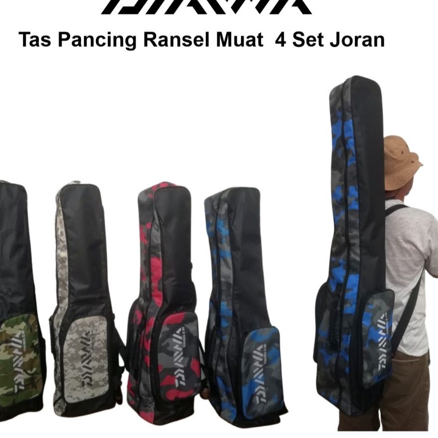 murah TasPancing Daiwa Ransel Jumbo Muat Untuk 4 Set Pancing