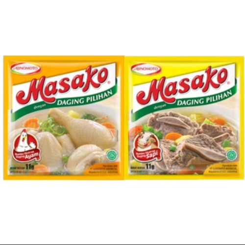 

Masako ayam / sapi isi 6 sachet