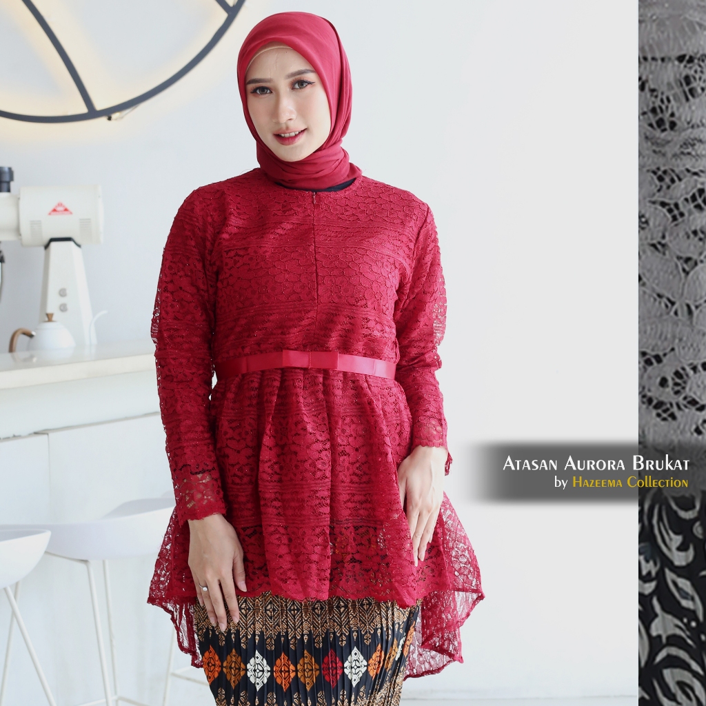 Merah Maroon - 𝗦𝗲𝘁𝗲𝗹𝗮𝗻 𝗞𝗲𝗯𝗮𝘆𝗮 𝗔𝘂𝗿𝗼𝗿𝗮 𝗠𝗼𝗱𝗲𝗿𝗻 / Setelan Wanita Kekinian / Setelan Tunik Terbaru / Tuni