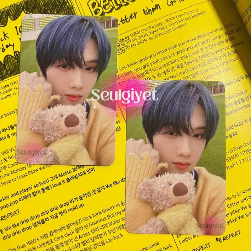 PC JISUNG BONEKA NCT DREAM PHOTOCARD GLITCH MODE