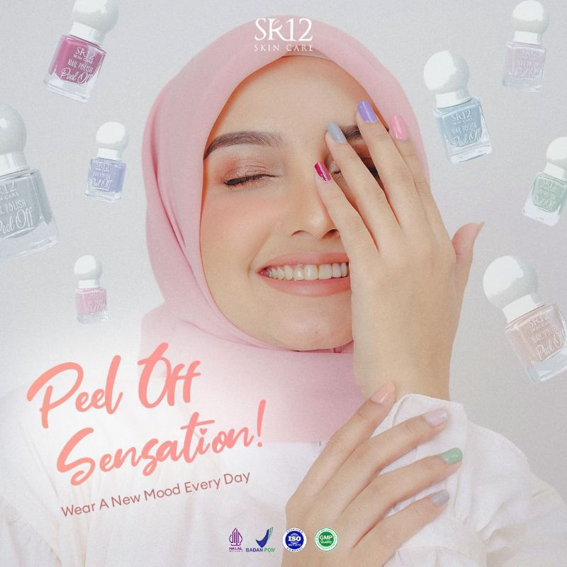 [SR12 Nail Polish] Peel off kutek sr12 || Kutek non alkohol bisa dikelupas SR12 || Kutek Inai kuku s
