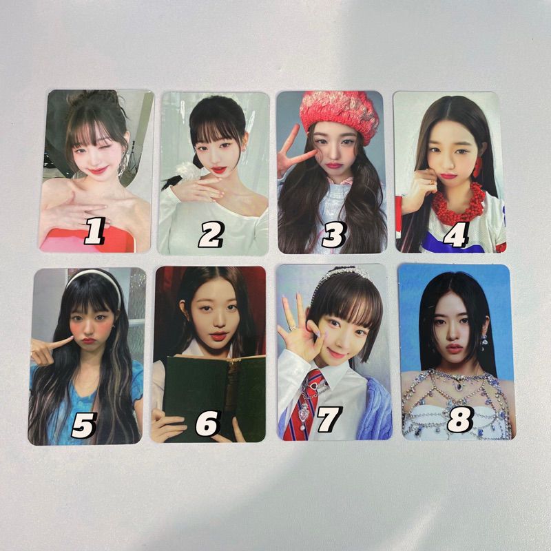 PHOTOCARD OFFICIAL WONYOUNG REI YUJIN IVE