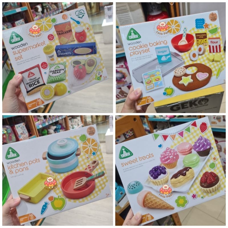 ELC wooden supermarket kitchen playset