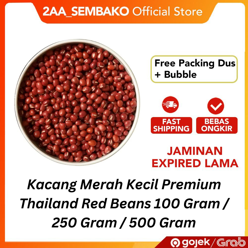 

Kacang Merah Kecil Premium Thailand Red Beans 100 Gram / 250 Gram / 500 Gram