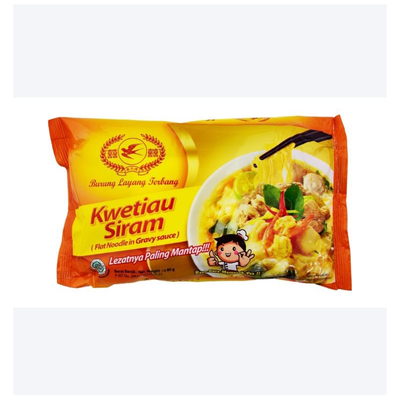 

Kwetiaw siram cap burung layang terbang 80gr