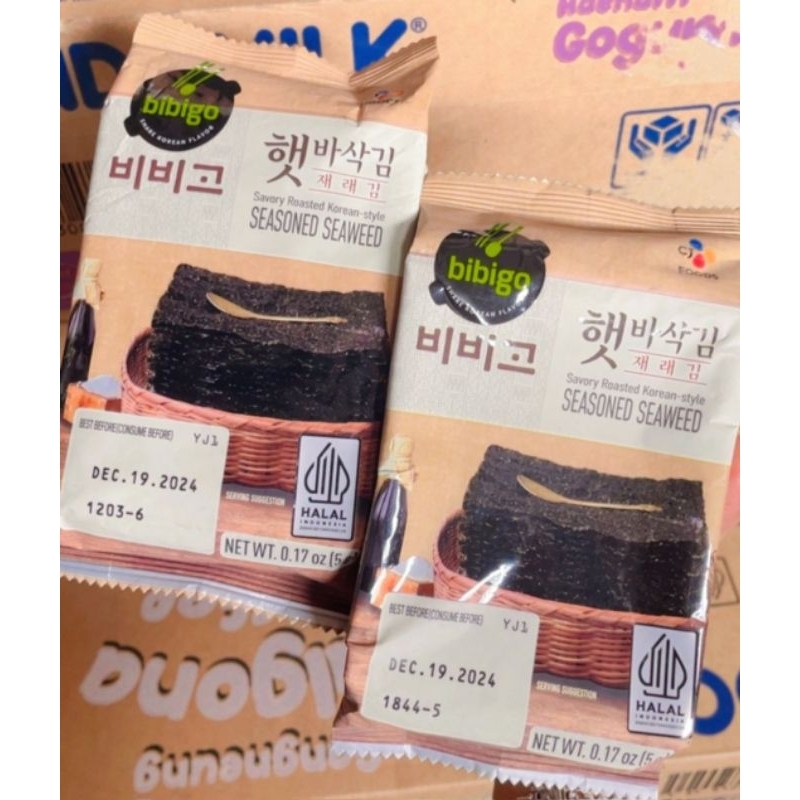 

BIBIGO Seaweed Seasoned Laver All Varian Nori Rumput Laut Original