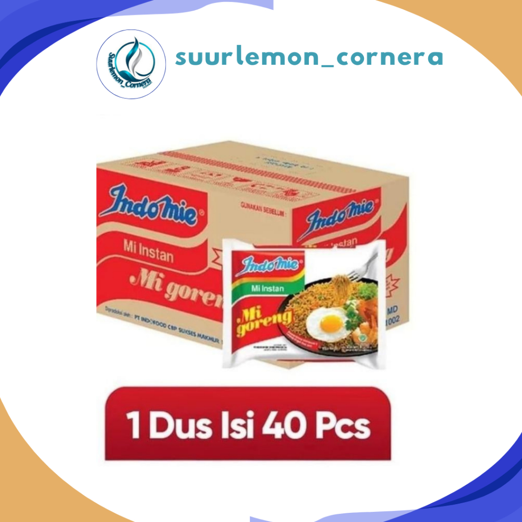 

Termurah Indomie Goreng 85 gram 1 Dus Isi 40 pcs