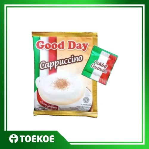 

TOEKOE Kopi Good Day Cappucino 1 Renceng Isi 10 pcs