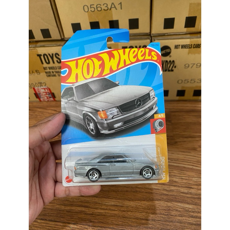 hot wheels mercedes benz sel 560 amg silver