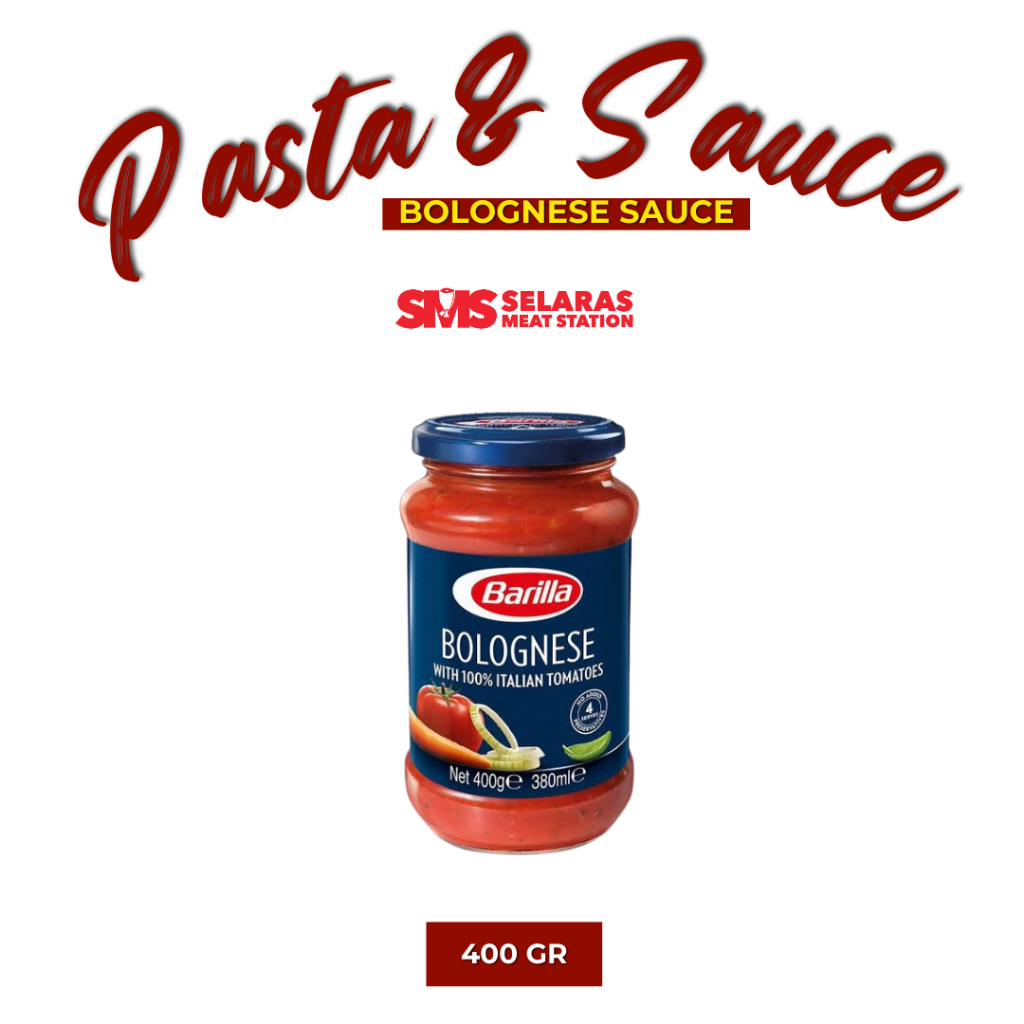 

Barilla Bolognese Pasta Sauce Saus Bolognese 400 gr